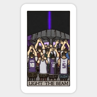 Light The Beam Tarot Card Sticker